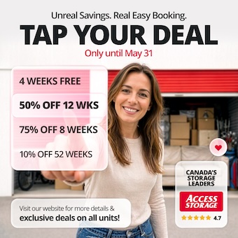 Access Storage - Dewdney Promotion
